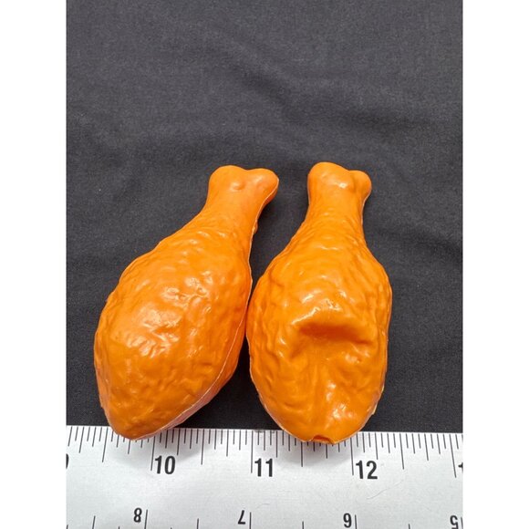 Plastic Play Food Set - Chicken Drumsticks Fried Egg Waffle & Eggs - Picture 6 of 6